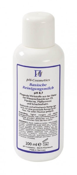pH-Cosmetics - Basische Reinigungsmilch - 200 ml