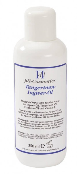 pH-Cosmetics - Tangerinen-Ingwer-Öl - 250 ml