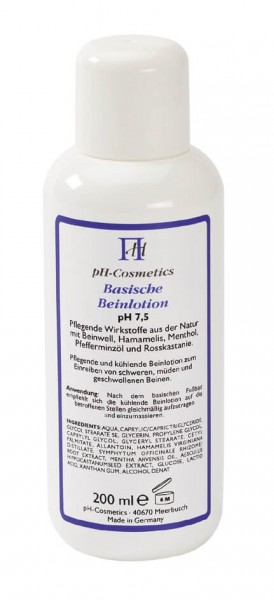 pH-Cosmetics - Basische Beinlotion - 200 ml
