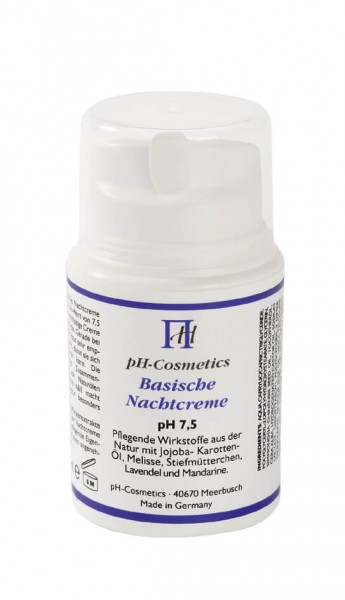 pH-Cosmetics - Basische Nachtcreme - 50 ml